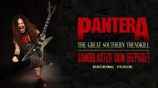 Pantera  Sandblasted Skin Reprise  Guitar Backing Track with Vocals [upl. by Bailar]