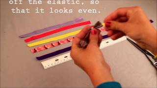 DIY Fold Over Elastic Hair Ties Wristbands and Headbands [upl. by Heffron]