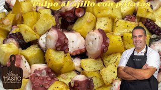 Uno de los MEJORES APERITIVOS el PULPO AL AJILLO [upl. by Ainek]