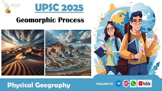 Lecture 10  Geomorphic Process upsc 2025 mp [upl. by Nnylkcaj]