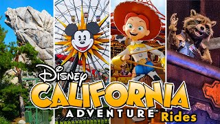 Disney California Adventure Rides  2023 POVs at the Disneyland Resort 4K [upl. by Noryb]