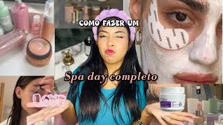 SPA DAY COMPLETO EM CASA [upl. by Nottirb260]