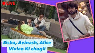 Bigg Boss 18 Livefeed Avinash Eisha amp Alice Kar Rahe Vivian Ki Game Discuss [upl. by Tedmann]