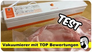 Vakuumiergerät Test  sehr klein handlich und günstig  Pommes Män [upl. by Llednar500]