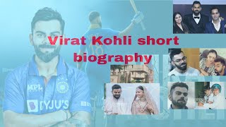 Virat Kohli Short Biography 📚📒 Virat Kohli Family😍 [upl. by Alcot]