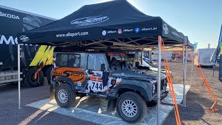 Day one Dakar Classic AlliSport Defender Td5 744 [upl. by Noreh]