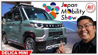 2023 Japan Mobility Show with Mitsubishi  Mitsubishi Triton Delica Mini Eclipse Cross Delica D4 [upl. by Karlie]