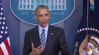 President Obama Holds a Press Conference [upl. by Yttam]