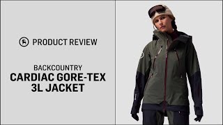 Backcountry Women’s Cardiac GORETEX 3L Jacket  GH Review [upl. by Lazes]