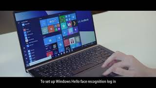 How to Setup the Face Recognition Login via Windows Hello  ASUS [upl. by Annia488]