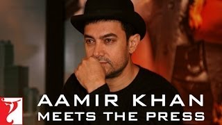 Aamir Khan meets the Press  DHOOM3 [upl. by Leuqer]