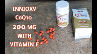 INNIOXV CoQ10 200mg with Vitamin E Softgels 60 Count [upl. by Elacim]