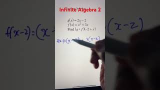 Algebra 2  Function operations  mathshorts algebra [upl. by Ibbor]