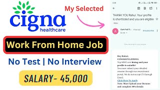 work from home india  customer Service Associate  easy work from home jobs for students  cigna [upl. by Mcclenaghan931]