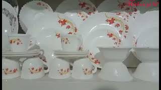 32pcs Dinner set Nasir opal glassware ডিনার সেট নাসির ওপাল । [upl. by Anivlek]