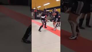 Did This Fighter Cross the Line Uppercut Leads to Intense Sparring Session 🥊 boxing mma [upl. by Oliver129]