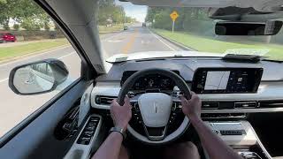 2025 Lincoln Aviator Reserve II Twin Turbo V6 POV Test Drive Acceleration Driving Impressions [upl. by Cloots]