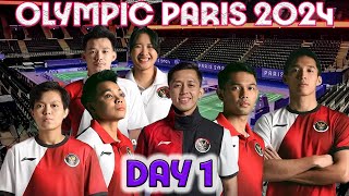 DAY 1 OLYMPIC PARIS 2024 Live Stream Badminton [upl. by Pompei453]