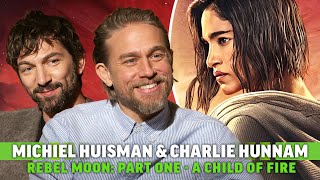 Charlie Hunnam and Michiel Huisman Interview Rebel Moon and Zack Snyder [upl. by Alastair]