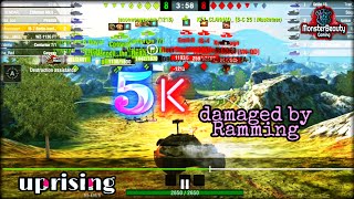 6k Damage by Ramming  4 Tanks destroyed by ramming  is7 Battlehardened [upl. by Hijoung]