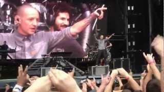 LINKIN PARK Stops their set to help injured fan 140 [upl. by Luiza]