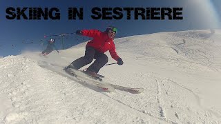 SKIING IN SESTRIERE [upl. by Acenahs96]