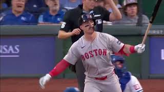 NESN amp WEEI calls of Romy Gonzalez clutch goahead 3run Home Run BOS  KC 08072024 [upl. by Coonan]