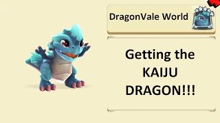 Getting the Kaiju dragon in DragonVale World [upl. by Llemor306]