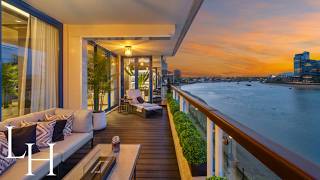 Inside a £5950000 Waterfront Apartment in Chelsea Harbour London [upl. by Allard]