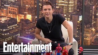 Tom Holland Reacts To Chris Hemsworths Viral Avengers Video  Cover Shoot  Entertainment Weekly [upl. by Most]