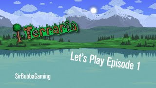 Terraria Lets Play  Episode 1 [upl. by Nosnehpets]