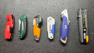 How To Change Blades Out On Utility Knives [upl. by Araccot]