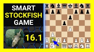 Smart Stockfish 161 Chess Game French Defense Horwitz Attack PapaTiculat Gambit [upl. by Standing629]