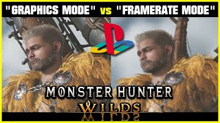 30FPS MODE VS 60FPS MODE  Monster Hunter Wilds Console Graphics [upl. by End]