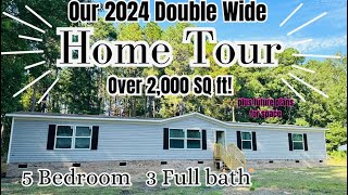 2024 Manufactured Home Tour  5BR 3Bth  Over 2000 sqft newhome [upl. by Allekim448]