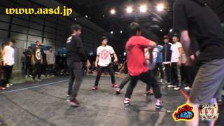 UK CHAMPIONSHIPS JAPAN FINALS 2016 CREW BATTLE BEST8 WASEDA BREAKERS VS 九州男児新選組 [upl. by Ijies327]