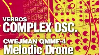 MELODIC DRONE w VERBOS COMPLEX OSCILLATOR  CWEJMANN QMMF4 [upl. by Ame]