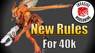 New 40k rules for Vespid  Hivestrom Warhammer Tau review [upl. by Marlen]