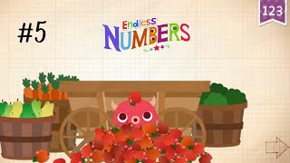 Endless Numbers 41  50  Learn Counting With Cute Monsters  Originator Inc [upl. by Retsbew512]