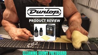 HOW TO  Clean a Fingerboard  Dunlop Cleaning Kit Review [upl. by Oicafinob181]