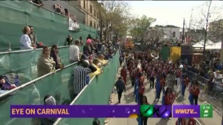 Watch Mardi Gras parades in New Orleans [upl. by Ecnerual827]