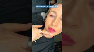 GREAT DRUGSTORE MAKEUP Lip combo for a night out how to makeuphacks beautytips shorts [upl. by Kerk]