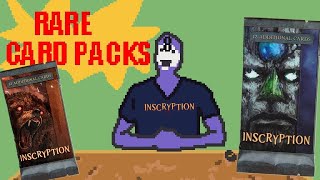 INSCRYPTION CARD PACK OPENING RARE [upl. by Itnahs]