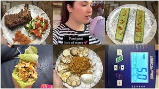 Merium Pervaiz Day 1 Routine For Weight LossMake Diet Omelette Chicken Qeema Roast amp Exercise Done❤ [upl. by Ahcurb]