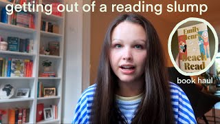 getting out of a reading slump VLOG [upl. by Aikel220]