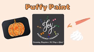 Puffy Pumpkins Fun amp Easy Paint Tutorial [upl. by Weston]