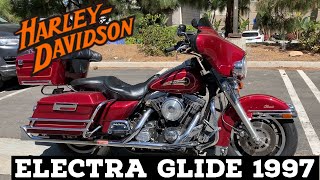 PICKED UP TODAY Electra Glide 1997 Evo Harley Davidson Samson Fishtails Exhaust [upl. by Ohara290]