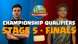 World Championship Qualifiers Stage 5  Finals  Clash of Clans [upl. by Highams]