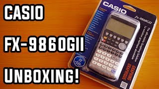 CASIO FX9860GII Graphing Calculator Unboxing amp First Look [upl. by Niraa]