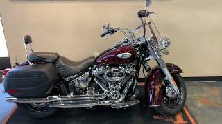 2022 HarleyDavidson Softail Heritage Classic 114 in Midnight CrimsonFLHCS [upl. by Ssitruc]